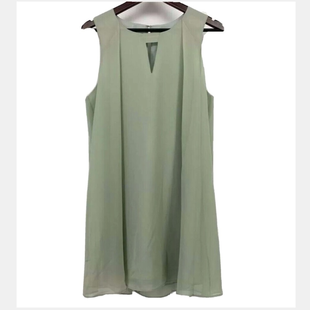 BCBGeneration Sage Green Shift Dress